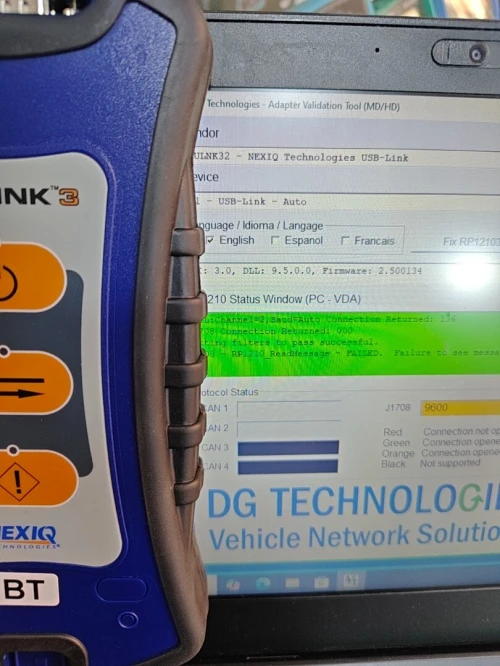 NEXIQ 3 USB Link Scanner Diesel pour Camions .Outil Diagnostic Poids Lourds