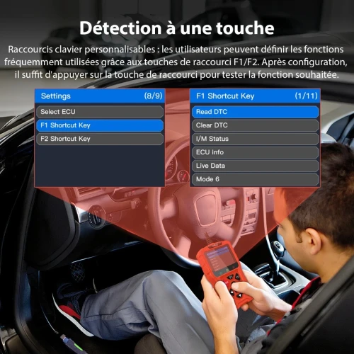 Nouveau Scanner JDIAG M60 OBD2 pour Code de défaut  Moto .  Véhicule, Lecture Gratuite, Réinitialisation ECU, outil De Diagnostic Automobile DTC