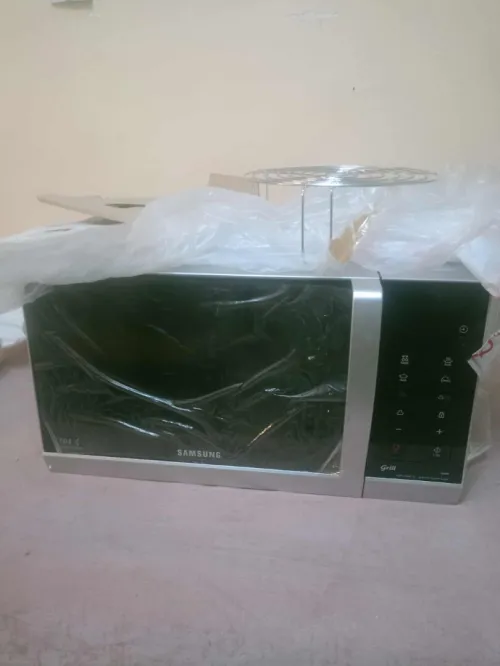 Micro ondes samsung جديد كرتونه يسخن ويديكونجلي ويطيب