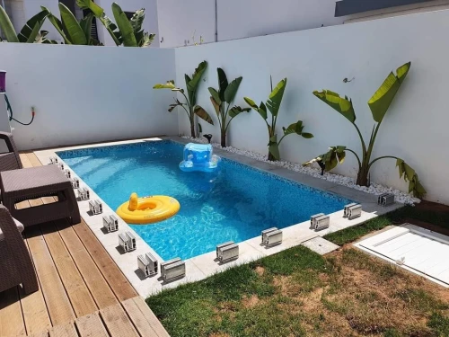 Construction des piscines مسابح