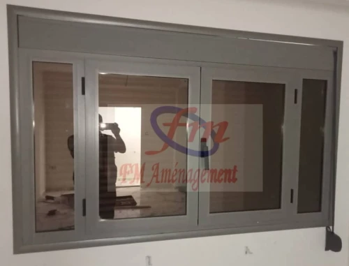 Menuiserie aluminium TPR. Strugal, HPS, Méta 50, Cloison Amovible et verre Trempé