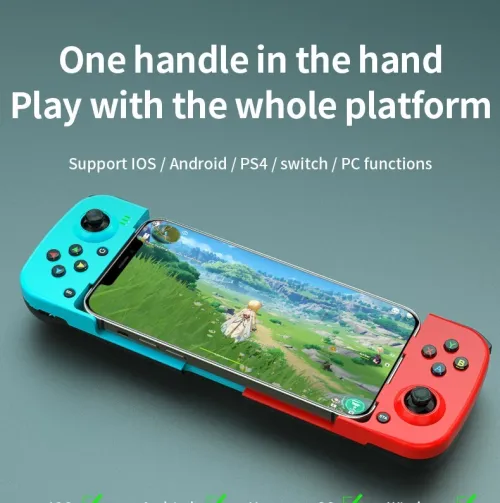 Gamepad D3 pour téléphone portable, manette de jeu extensible, prise en charge d'Android, iOS