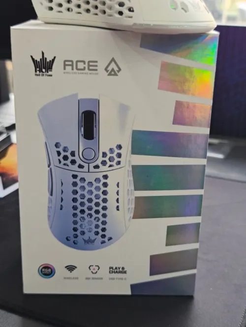 Souris Gaming Galax HOF ACE M2 WHITE / BLACK Wireless Gaming Mouse