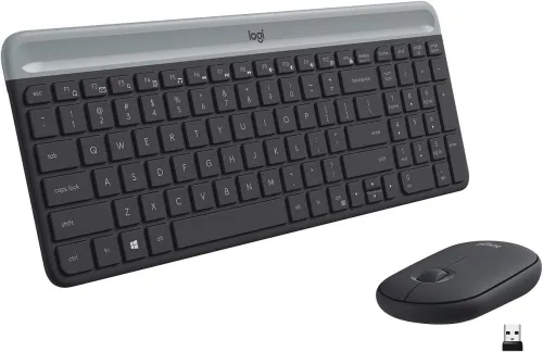 CLAVIER ET SOURIS SANS FIL LOGITECH MK470 SLIM