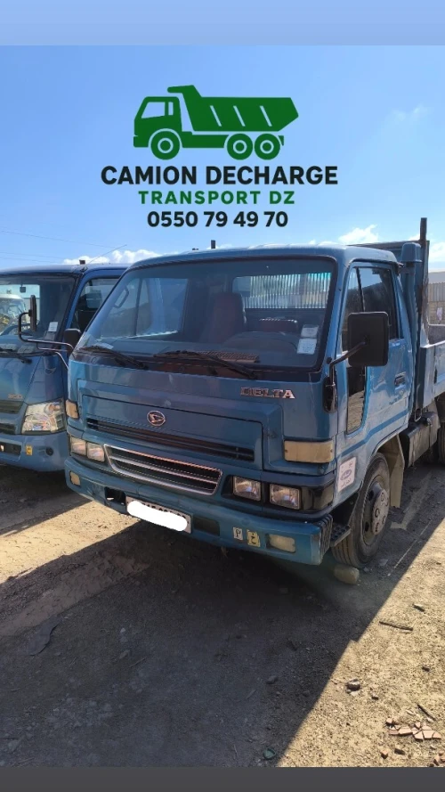 Camion décharge transport déchet 