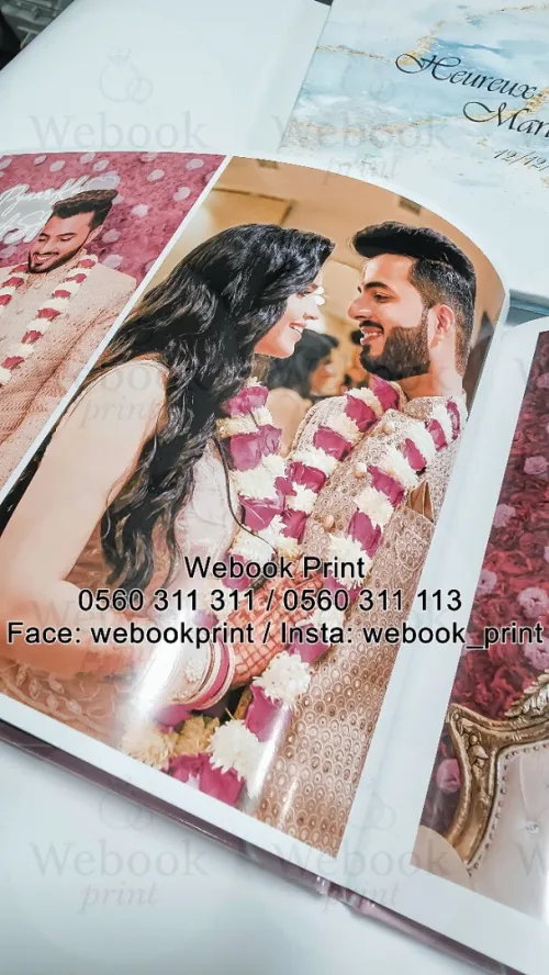 Conception et Impression Photobook Mariage & Fiançailles