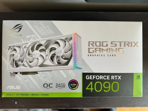 ASUS ROG Strix GeForce RTX 4090 24GB GDDR6X White OC Edition Graphics Card