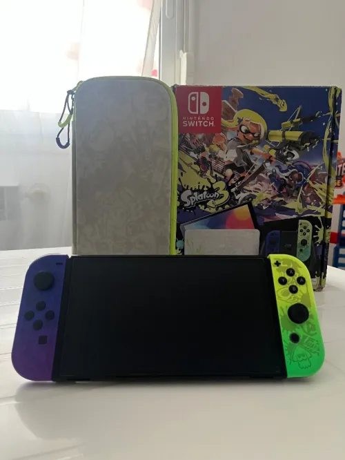 Nintendo switch oled collector splatoon edition