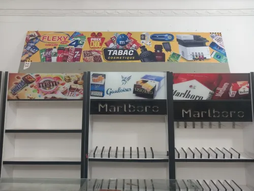 ls étagère présentoir tabac + comptoir