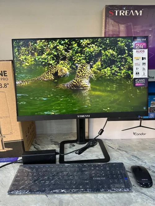 Stream All In One i3 12 éme 8GB RAM DDR4 Extensible 512SSD NVME Écran 24 Pouce FHD IPS