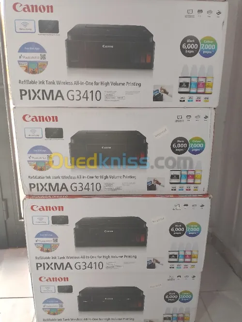 Canon Pixma G3410  Imprimante Jet dencre Wi-Fi Multifonction