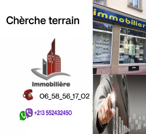 Cherche achat Terrain Alger Sidi mhamed