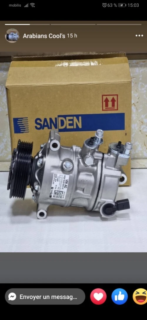 Compresseur climatiseur compressor pièces climat auto 