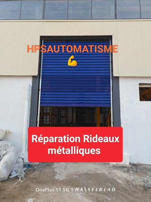 Réparation et montage Rideaux sectionnelle américain et Metalique portail coulissant et abattant