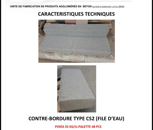 Blocs dagglomeres de beton