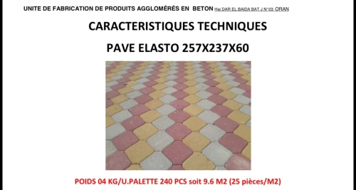 Blocs dagglomeres de beton