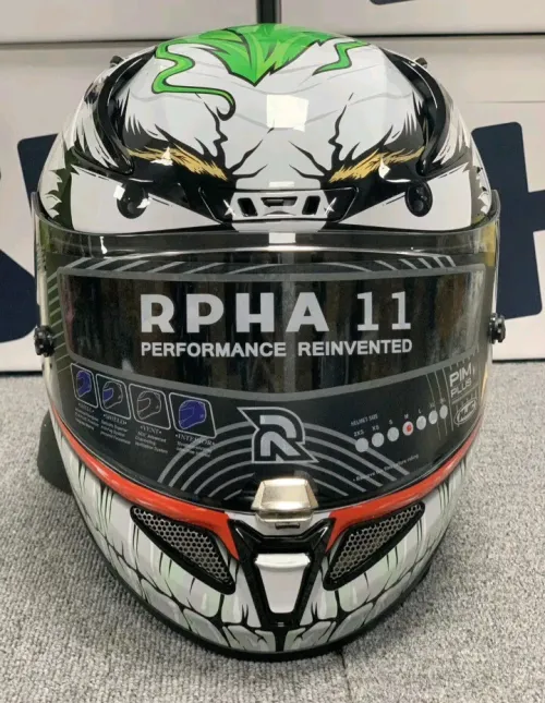 Shoie hjc rpha 11 joker dc comics helmet 