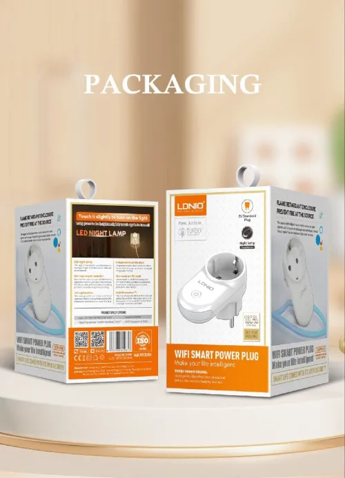 Ldnio prise smart wifi controle lampe led 