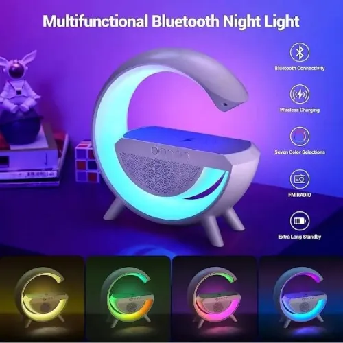 Led Wireless Charging Speaker BT