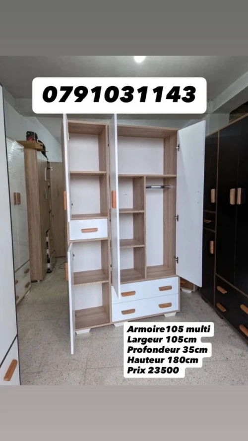 armoire de chambre en mélamine
