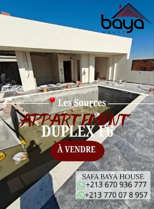 Vente Appartement Duplex F6 Alger Bir mourad rais