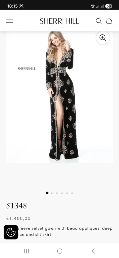 Robe caftan ,sherri hill