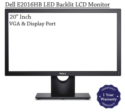 Écran Dell 20" LED (Modèle E2016Hb) - Très bon état