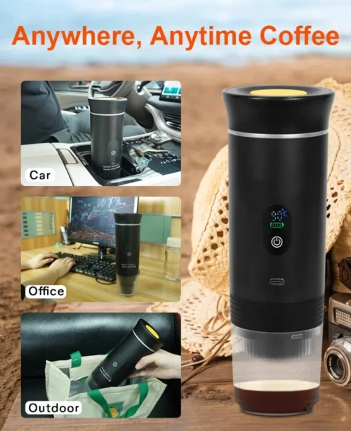 Machine à café portable et rechargeable pour bateaux voitures camions engin