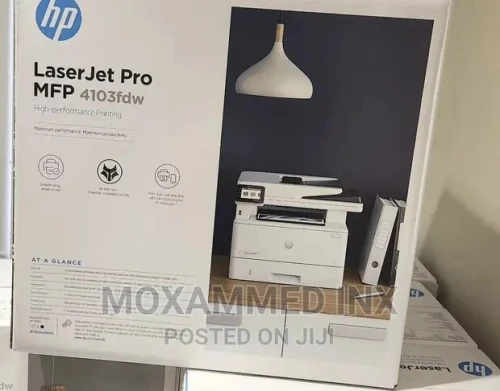 Imprimante HP Multifonction LASER JETPRO 4103FDW WiFi-LAN USB Hote / 40ppm / Recto Verso /Noir et blanc.