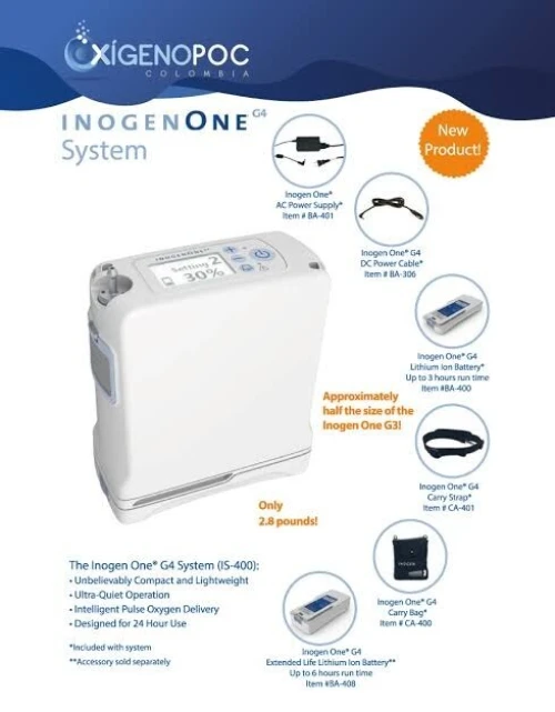 Concentrateur d'Oxygène Portable Inogen One G4