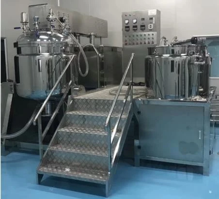 Ligne complète de  Production de crème Cosmétique et de Shampoing خط إنتاج كامل لصناعة الكريمات 