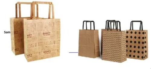 Ligne de production des sac en papier avec poignees   خط انتاج اكياس ورقية بمقابض