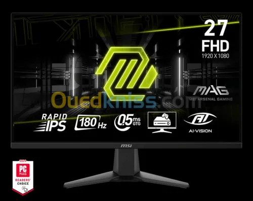 ECRAN MSI MAG 275F 27'' 0.5MS 180HZ IPS 