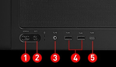 BOITIER MSI MAG FORGE 321R AIRFLOW