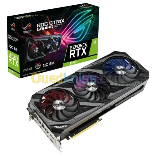 CARTE GRAPHIQUE ASUS ROG STRIX GeForce RTX 3070 Ti O8G