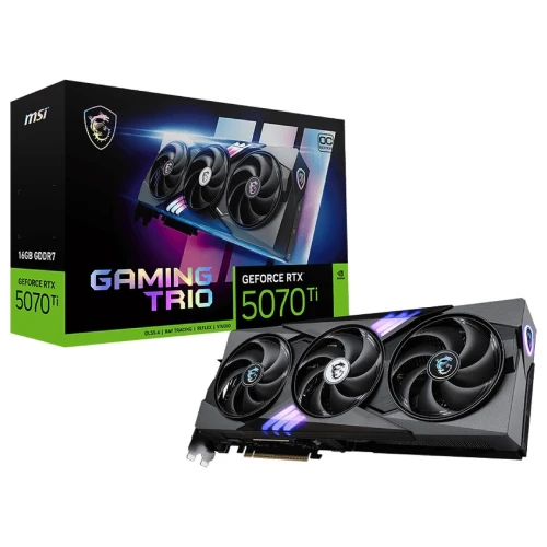 CARTE GRAPHIQUE MSI GeForce RTX 5070 Ti 16GB GAMING TRIO OC