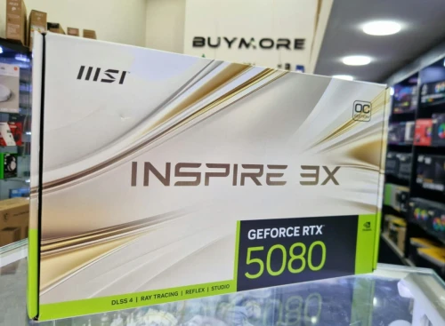 CARTE GRAPHIQUE MSI RTX 5080 16GB INSPIRE 3X OC