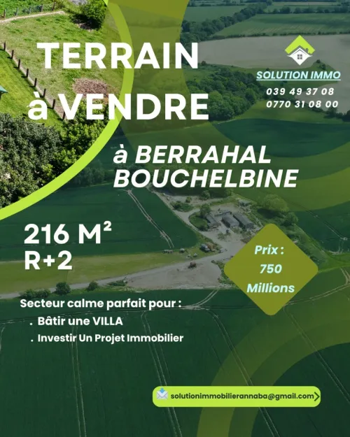 Vente Terrain Annaba Barrahel
