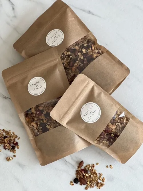 Sac DOYPACK kraft pour herbes et épices