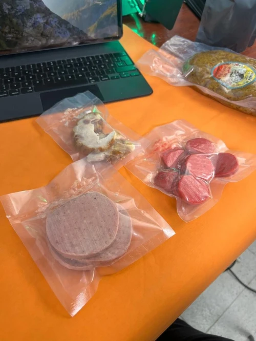 Sac sous vide lisse transparent