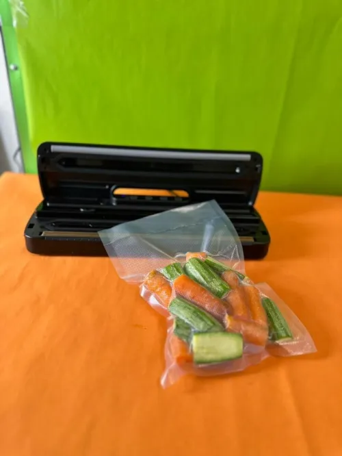 Sacs sous vide gaufrés pour légumes
