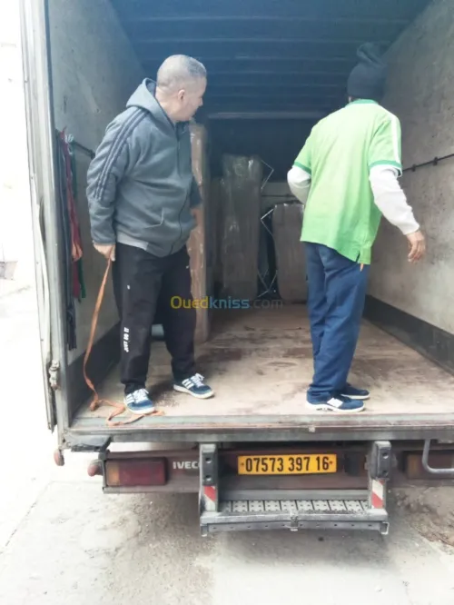 نقل واالترحيل الاثاث باسعار معقولة TRANSPORT ET DÉMÉNAGEMENT |