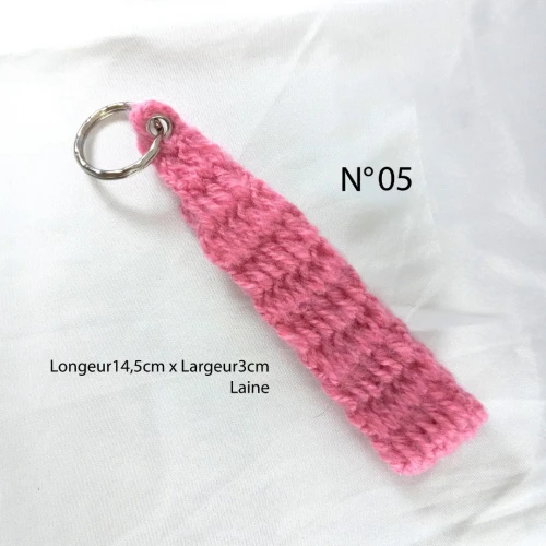 porte clés bracelet au crochet fait main (idée cadeau)