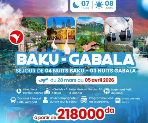 Voyage organisé Azarbaidjan - les vacances de Mars -