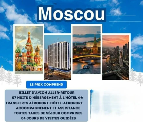 Voyage organisé Russie - fin d'année 2025
