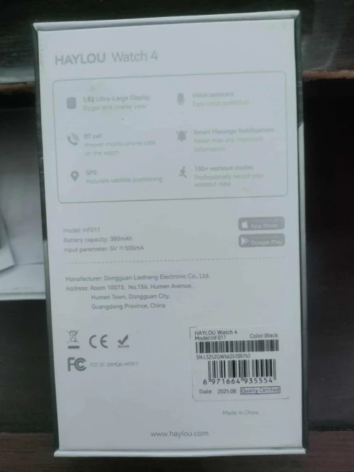 Smartwatch  haylou watch 4 waterproof GPS   GPS  original