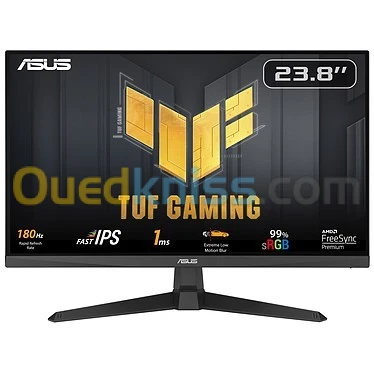 ECRAN  ASUS  TUF Gaming VG249Q3A  23.8" FHD IPS /  HDMI  1ms 180 Hz/ sRGB