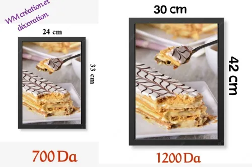 cadre decoration "Gâteaux pâtisserie"