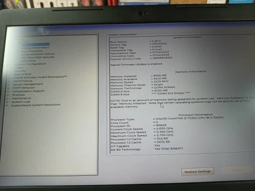 Pc portable dell