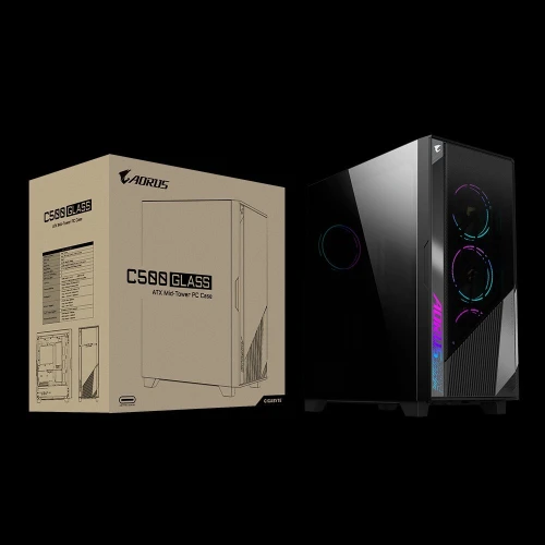 AORUS C500 GLASS GAMING CHASSIS